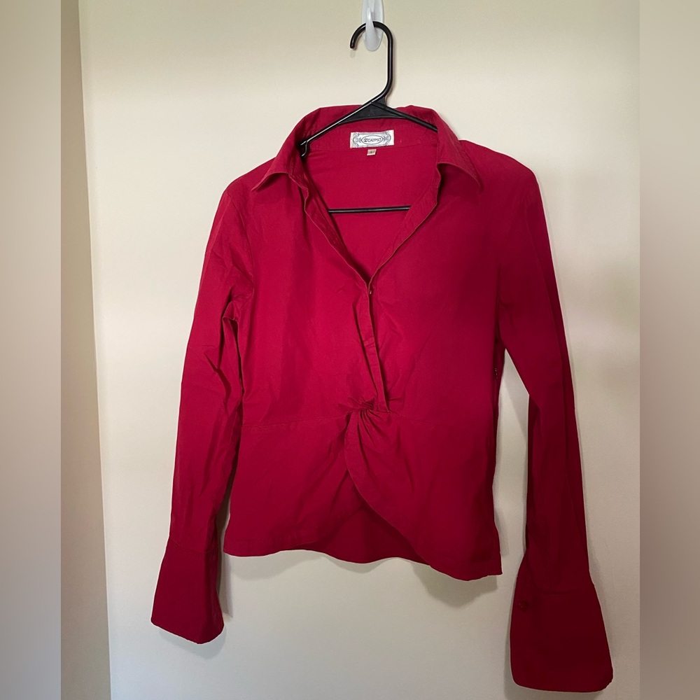 Red long sleeves